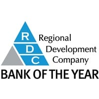 Regional Dev Company Bank Of the year logo