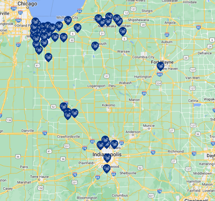 Map of Centier Locations